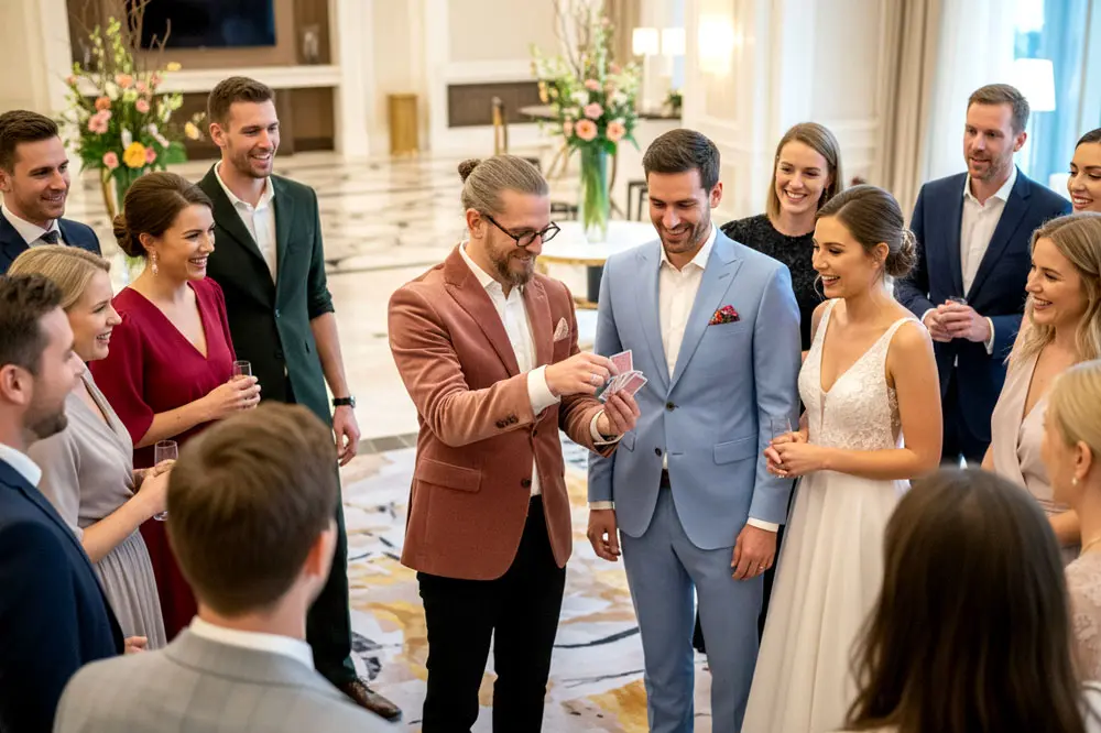 Zauberer auf einer Hochzeit in Berlin