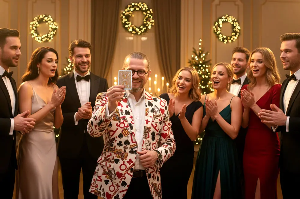 Zaubershow auf einer Weihnachtsfeier in Berlin